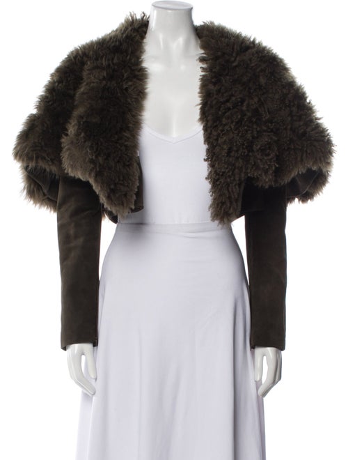 Alaïa 2023 Suede Fur Jacket