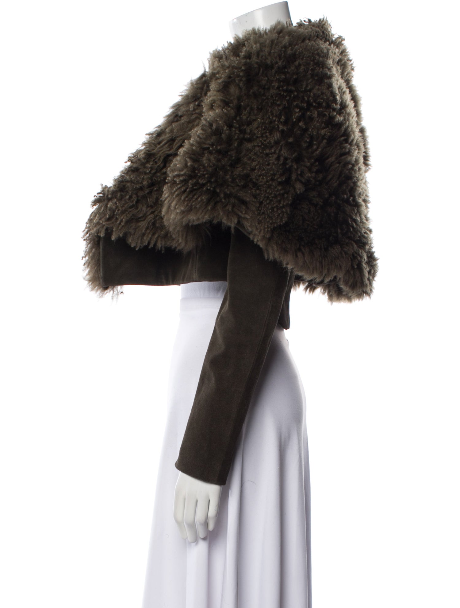 Alaïa 2023 Suede Fur Jacket