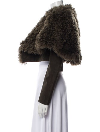 Alaïa 2023 Suede Fur Jacket