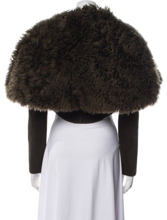 Alaïa 2023 Suede Fur Jacket