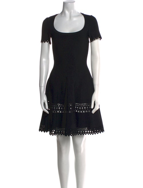 Alaïa Scoop Neck Mini Dress