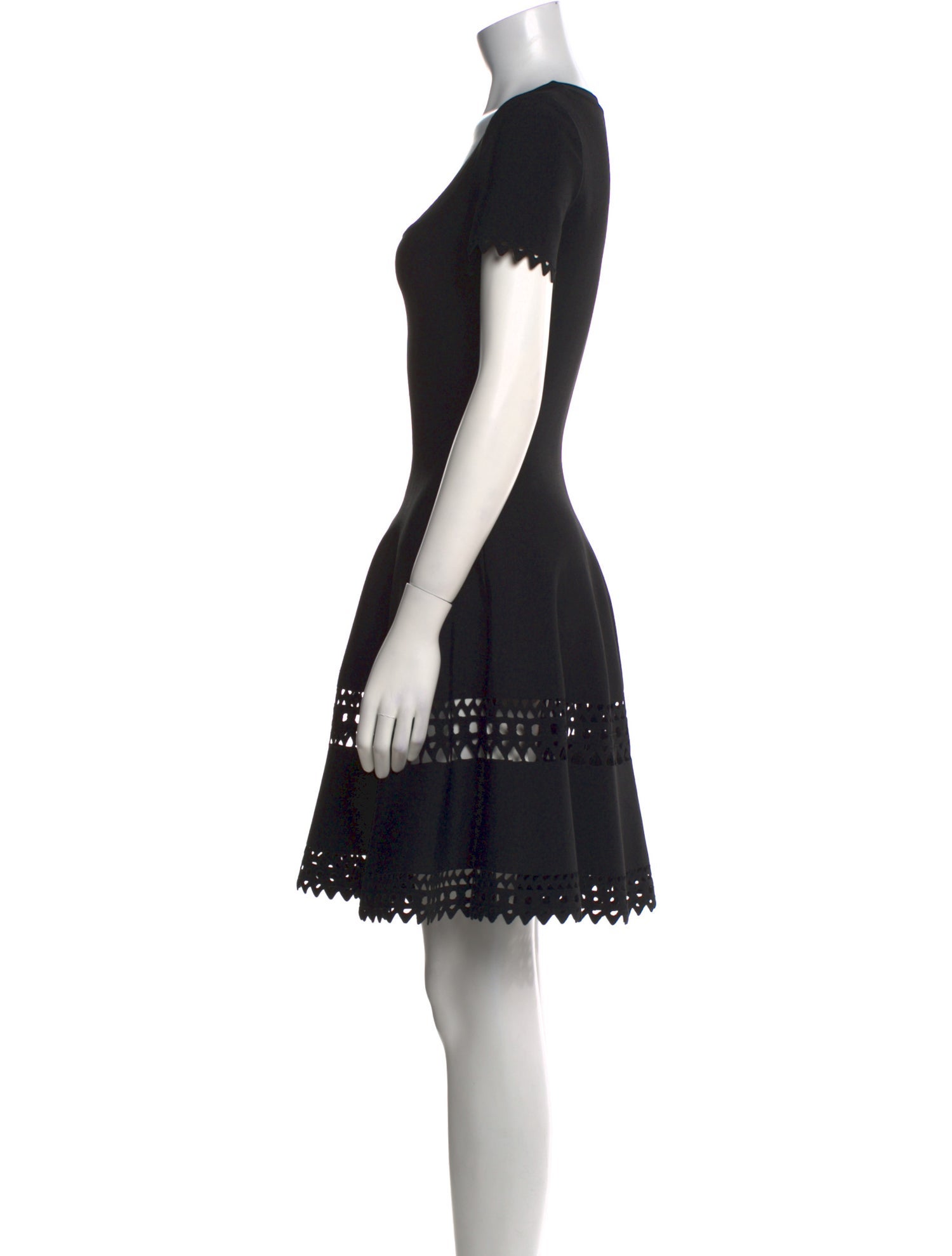 Alaïa Scoop Neck Mini Dress