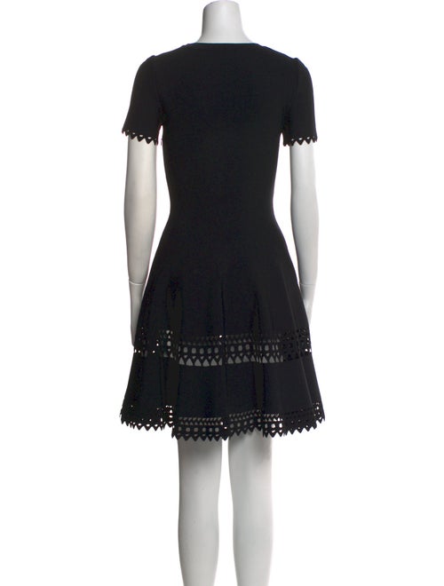 Alaïa Scoop Neck Mini Dress