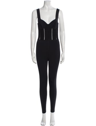 Alaïa V-Neck Jumpsuit