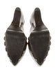Alaïa Leather Studded Accents Mules