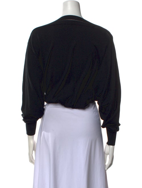 Alaïa Wool Bateau Neckline Crop Top