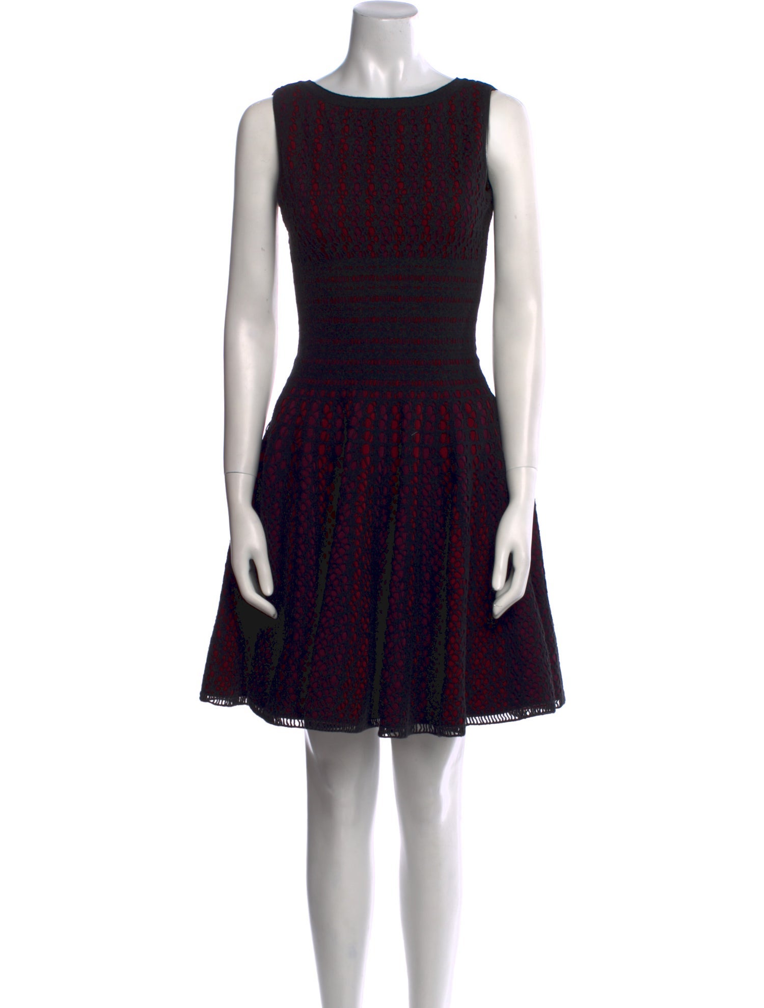 Alaïa Virgin Wool Knee-Length Dress