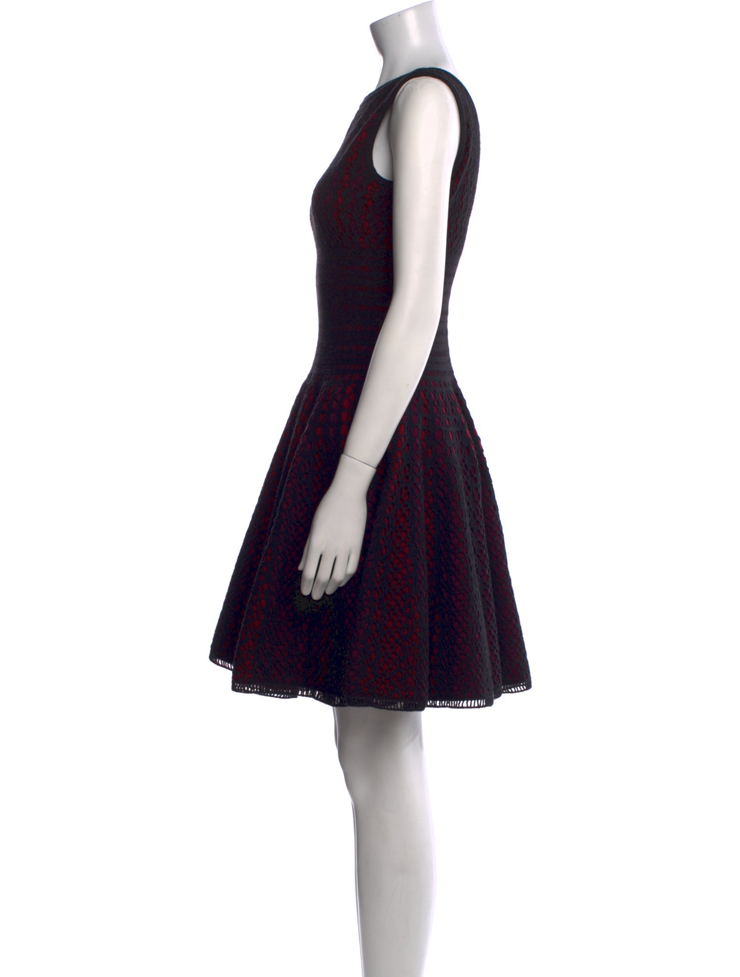 Alaïa Virgin Wool Knee-Length Dress