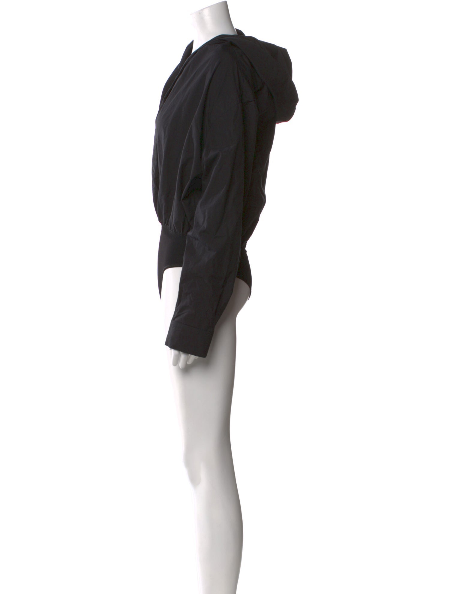 Alaïa V-Neck Long Sleeve Bodysuit