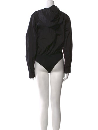 Alaïa V-Neck Long Sleeve Bodysuit