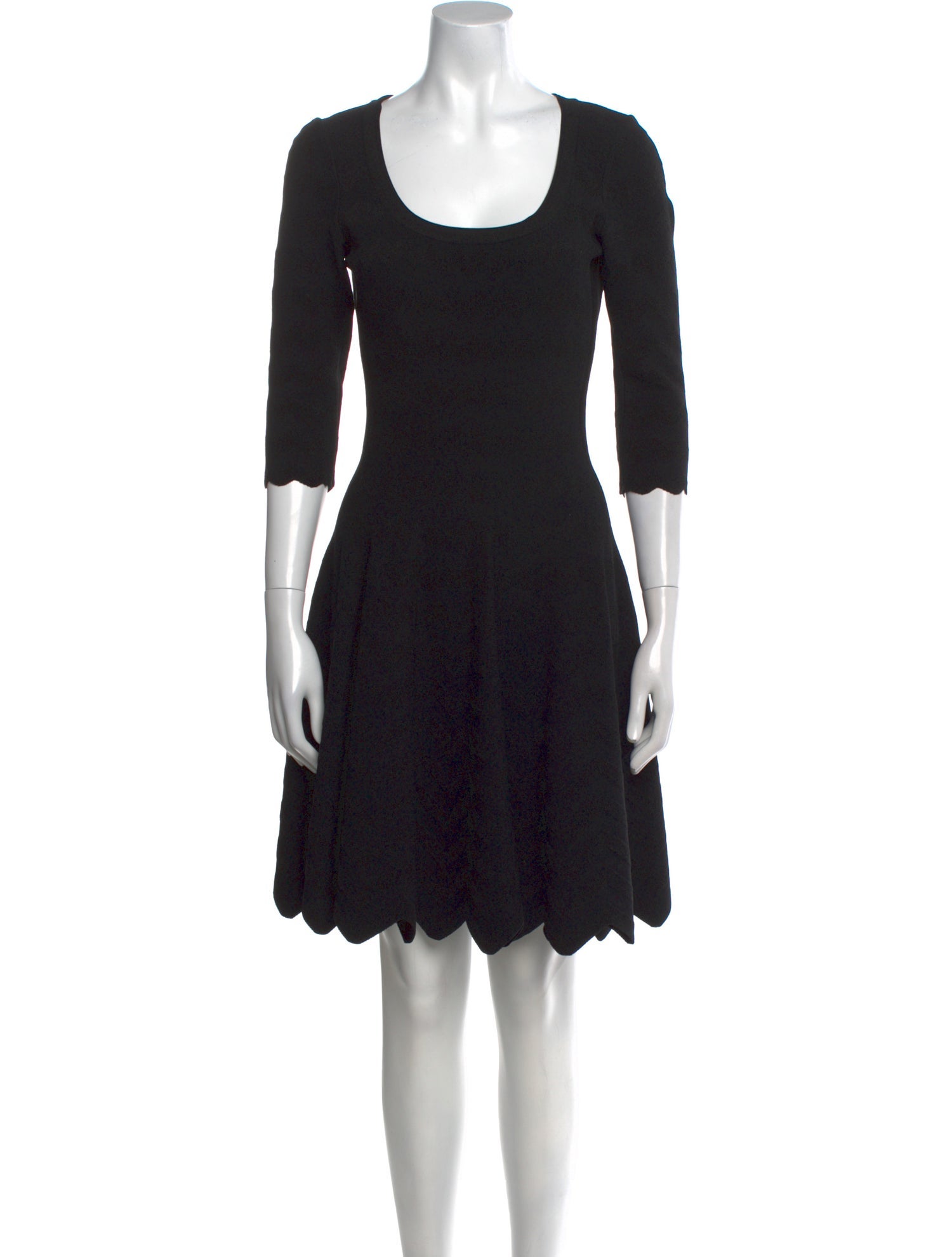 Alaïa Scoop Neck Mini Dress