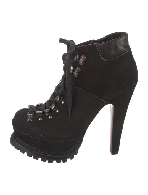Alaïa Suede Combat Boots