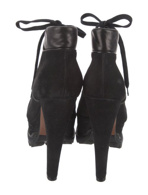 Alaïa Suede Combat Boots