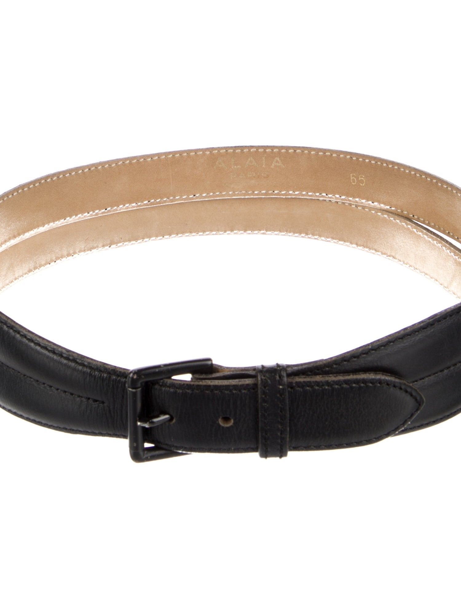 Alaïa Wide Leather Waist Belt