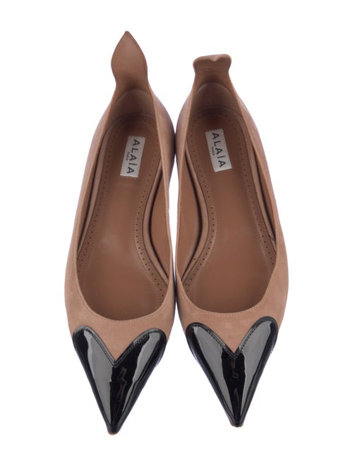 Alaïa Suede Flats