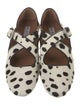 Alaïa Ponyhair Animal Print Mary Jane Flats