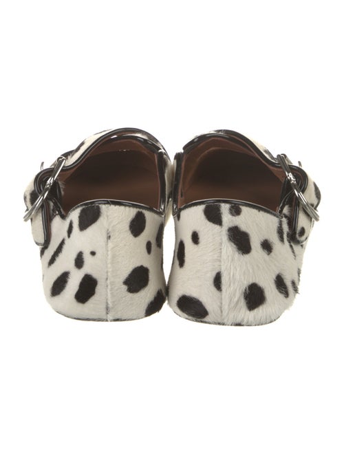 Alaïa Ponyhair Animal Print Mary Jane Flats