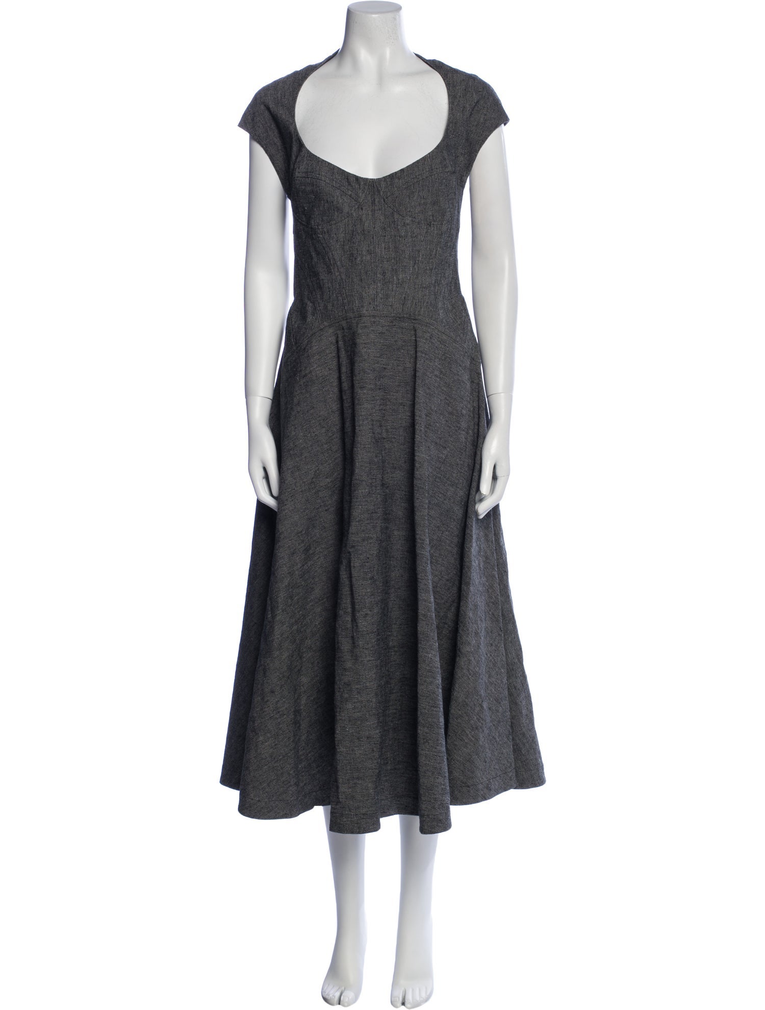 Alaïa Linen Long Dress