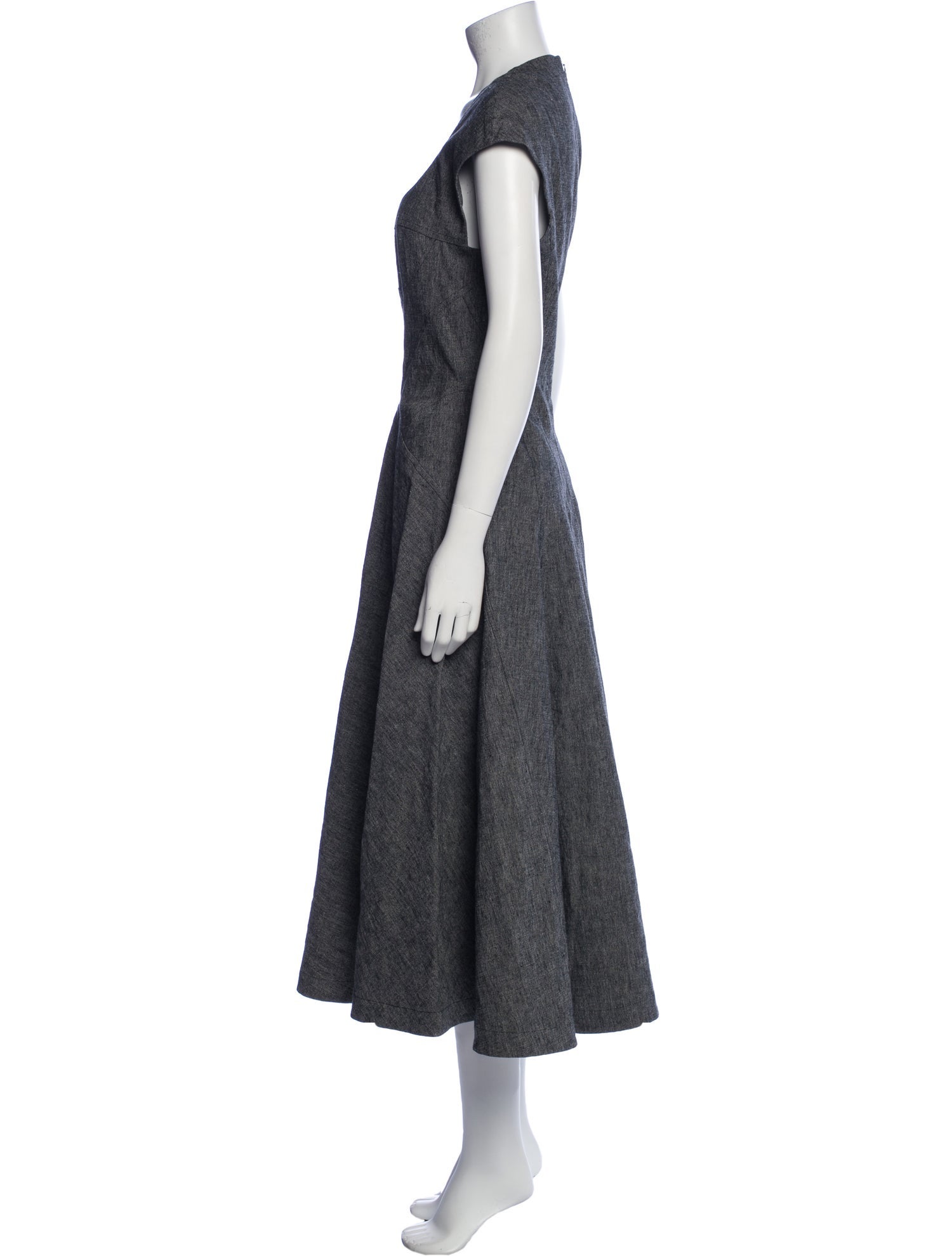 Alaïa Linen Long Dress