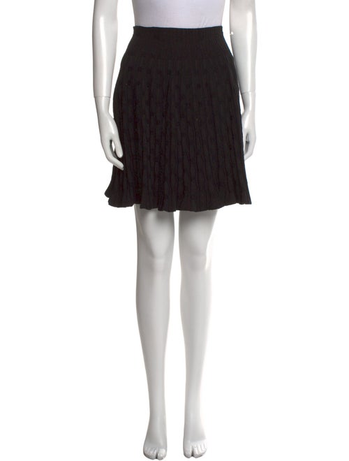 Alaïa Pleated Accents Mini Skirt