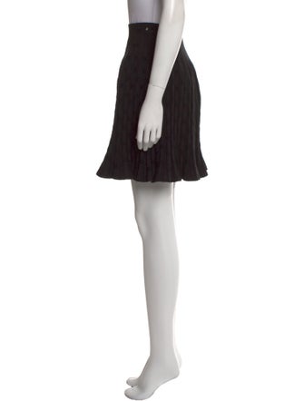 Alaïa Pleated Accents Mini Skirt