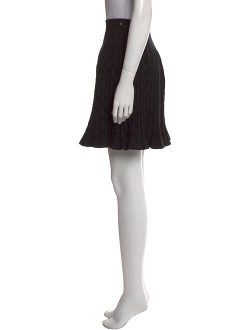 Alaïa Pleated Accents Mini Skirt