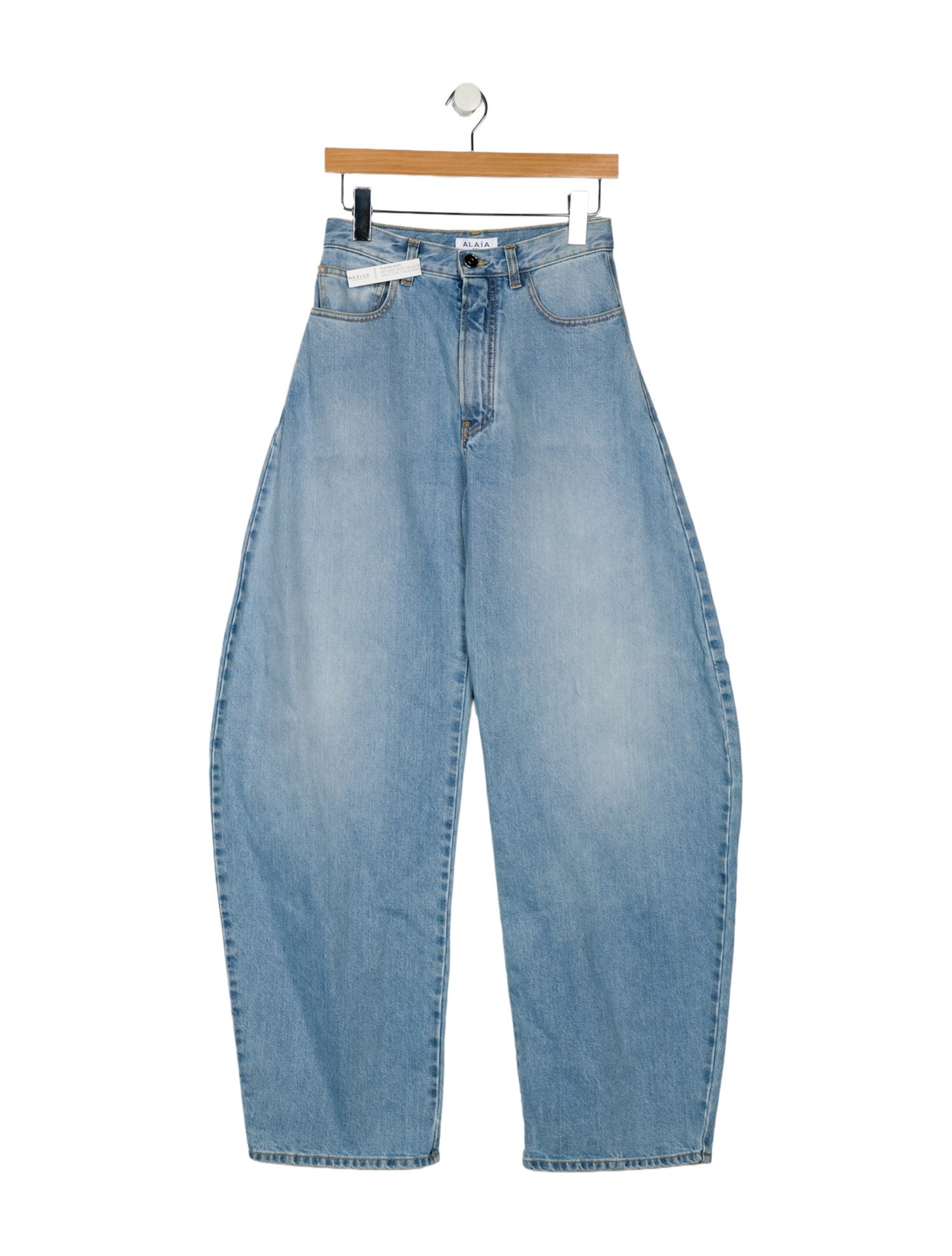 Alaïa High-Rise Wide Leg Jeans w/ Tags
