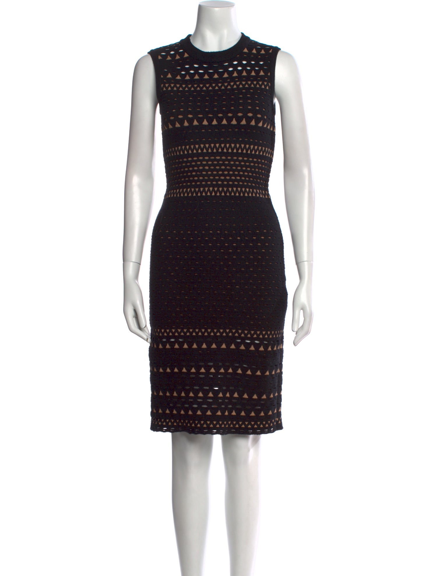 Alaïa Virgin Wool Knee-Length Dress