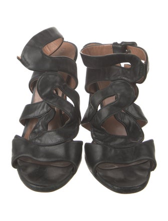 Alaïa Leather Sandals