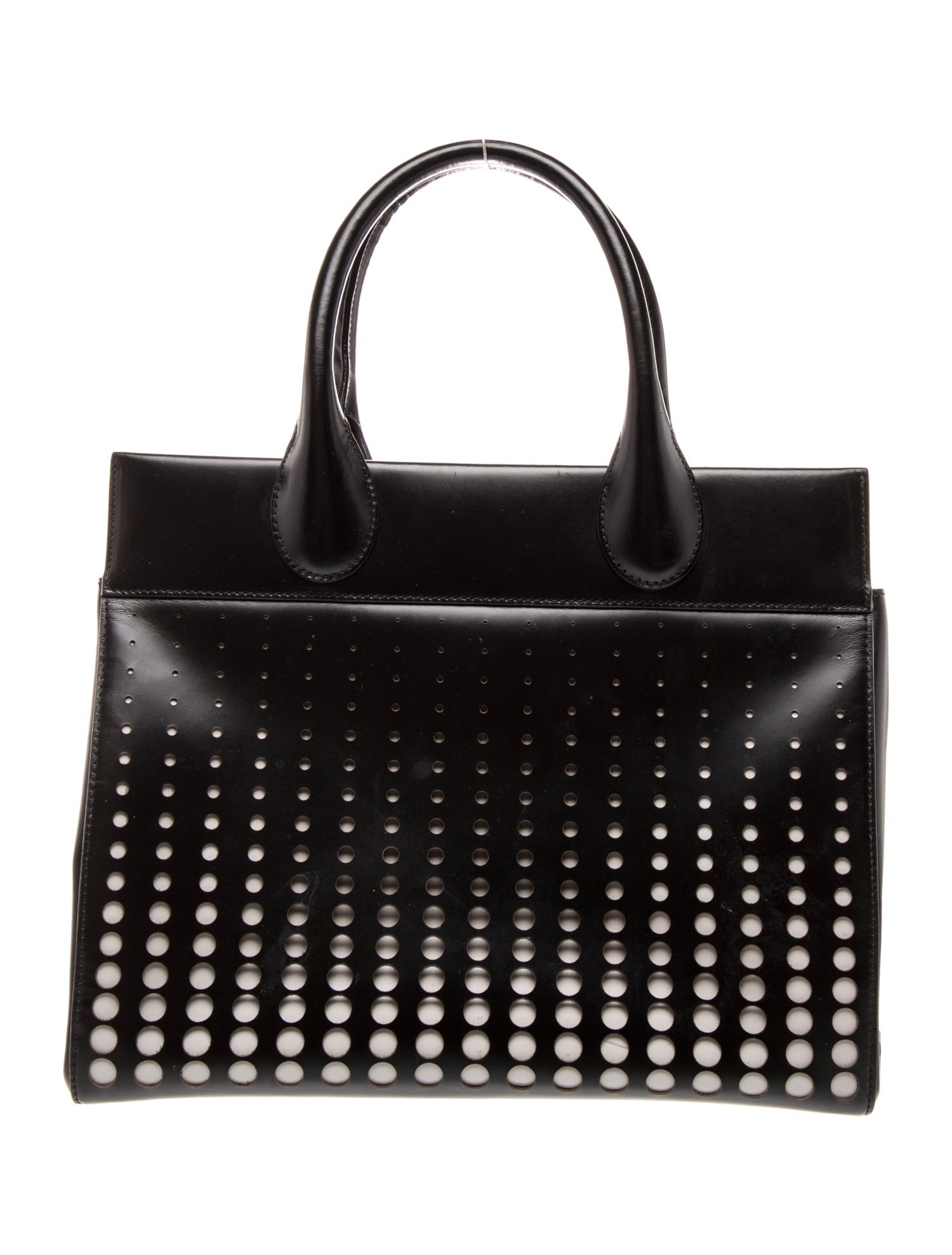 Alaïa Patent Leather Top Handle Bag