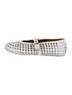 Alaïa Leather Crystal Embellishments Mary Jane Flats