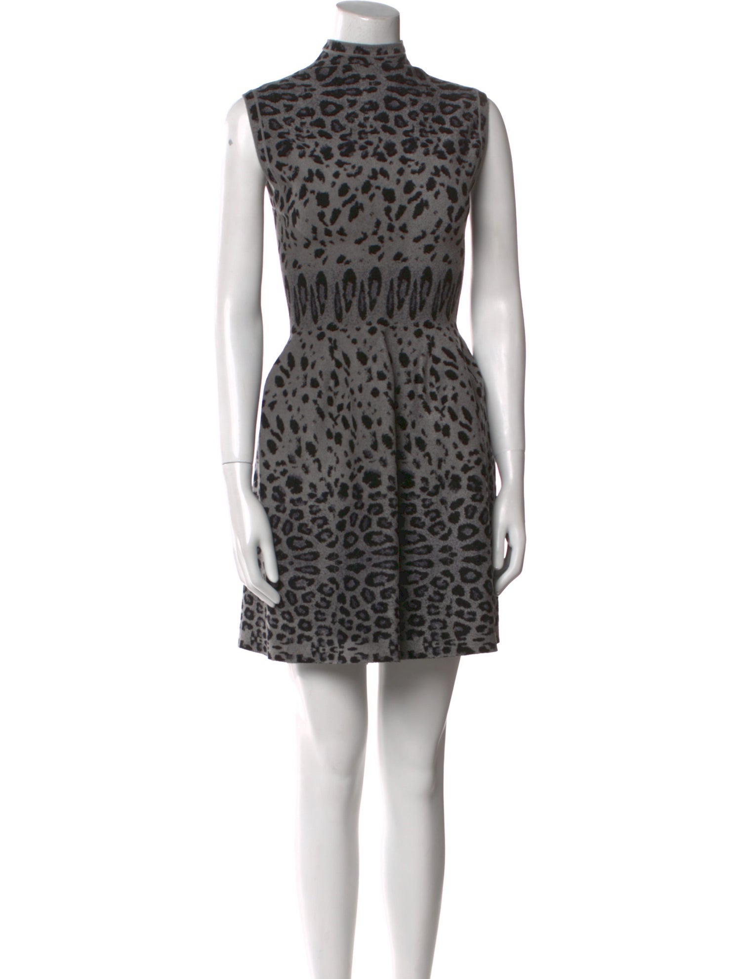 Alaïa Animal Print Mini Dress
