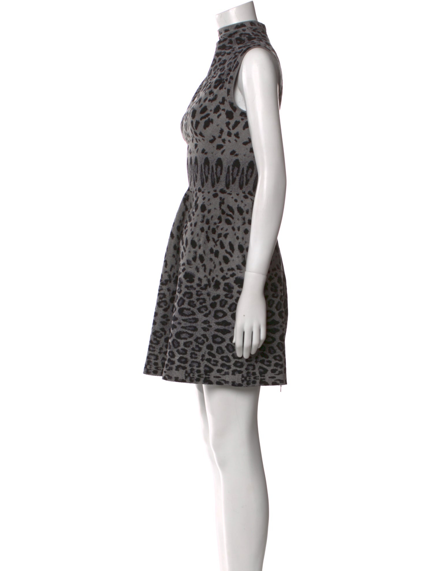 Alaïa Animal Print Mini Dress