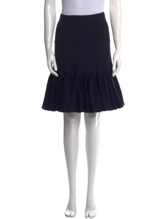 Alaïa Virgin Wool Knee-Length Skirt