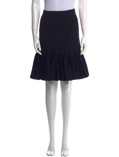 Alaïa Virgin Wool Knee-Length Skirt