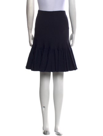 Alaïa Virgin Wool Knee-Length Skirt