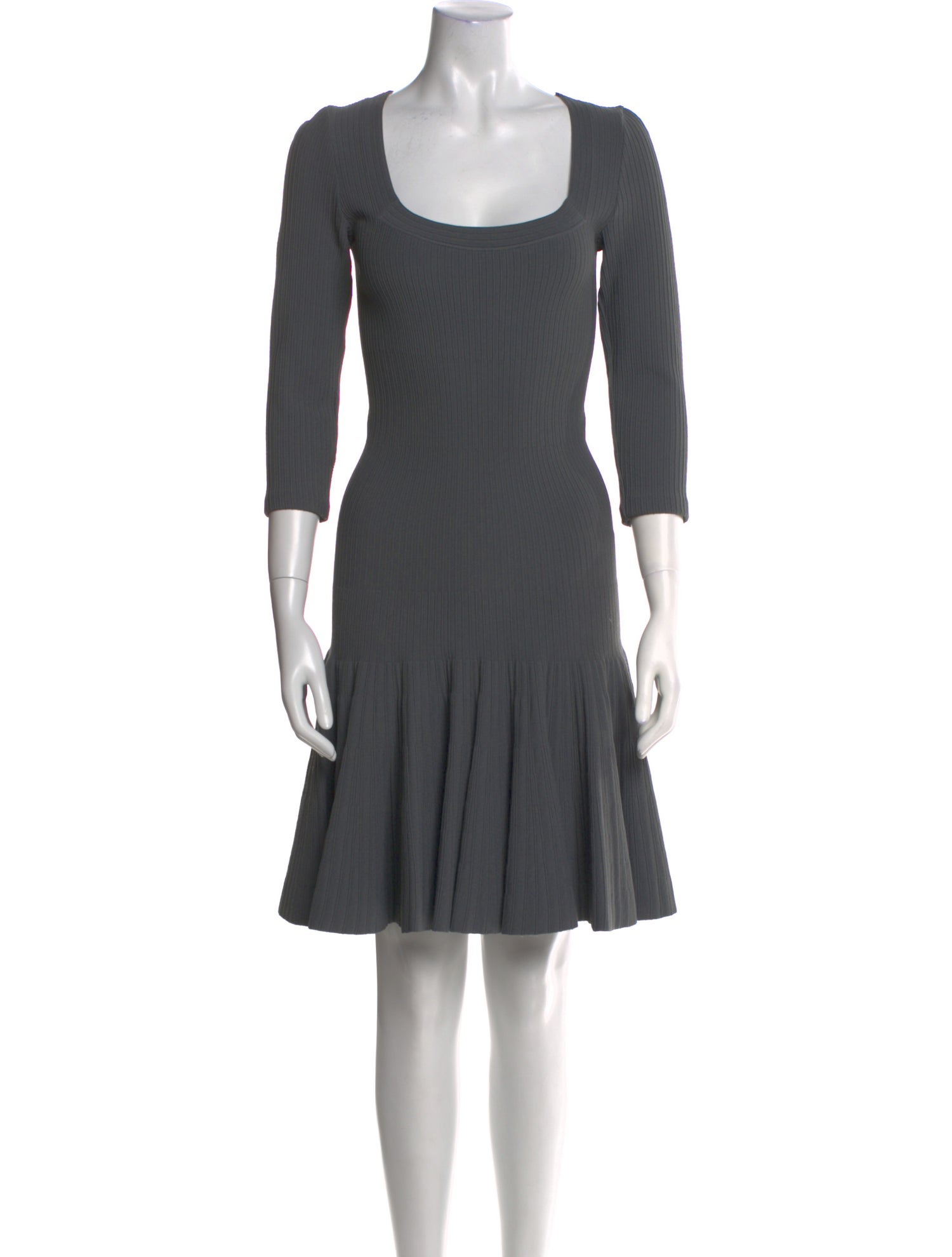 Alaïa Scoop Neck Knee-Length Dress