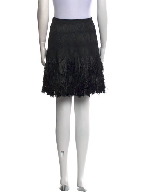Alaïa Fringe Trim Accent Mini Skirt