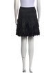 Alaïa Fringe Trim Accent Mini Skirt