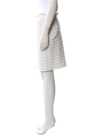Alaïa Scalloped Accent Knee-Length Skirt