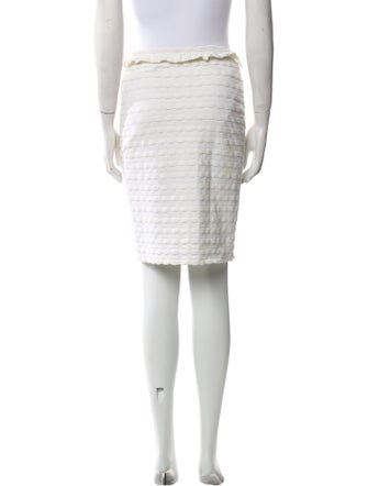 Alaïa Scalloped Accent Knee-Length Skirt