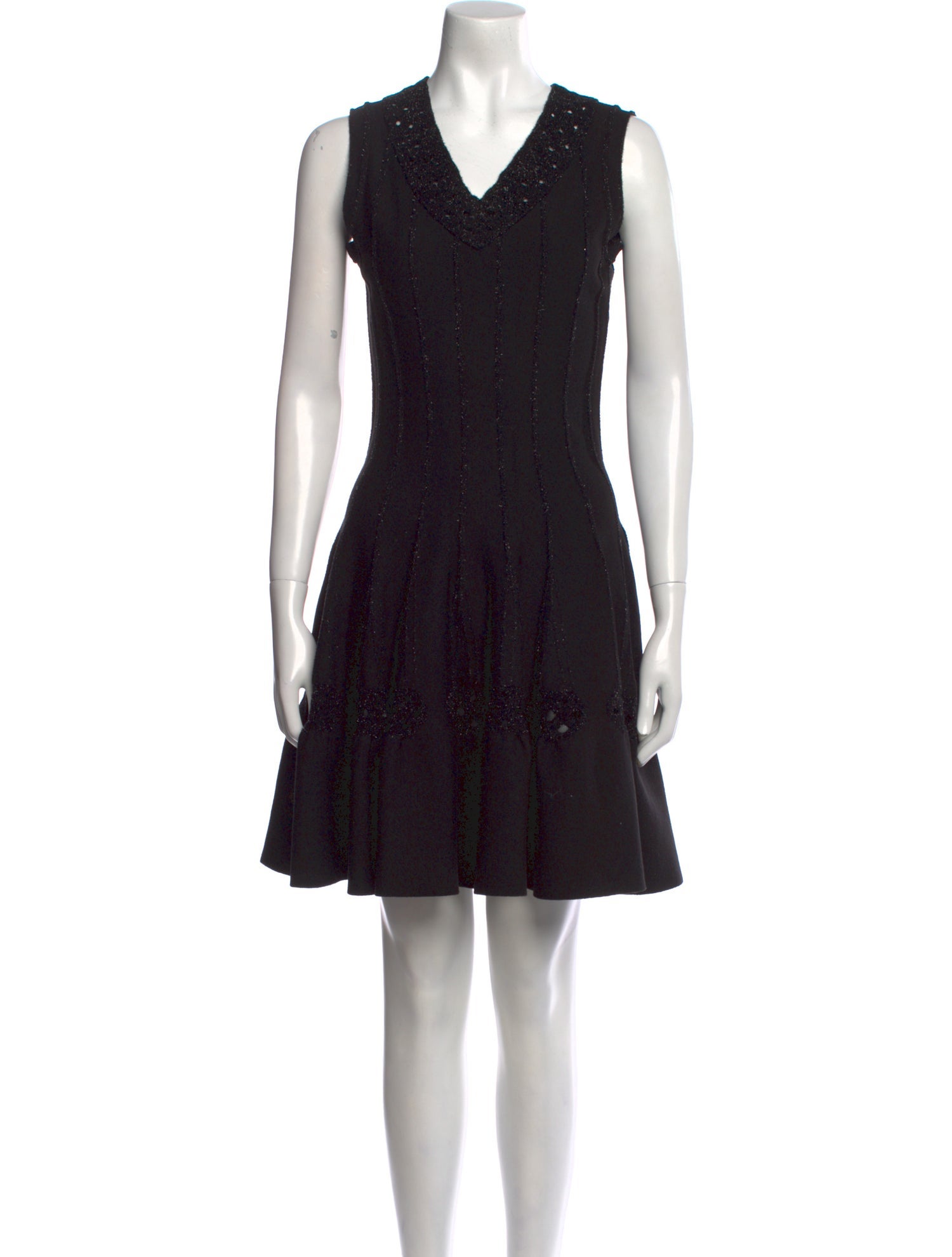 Alaïa Wool Knee-Length Dress