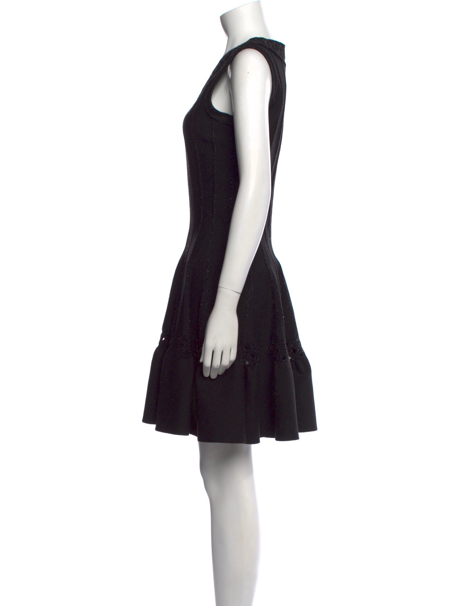 Alaïa Wool Knee-Length Dress