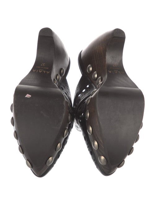 Alaïa Leather Mules
