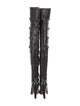 Alaïa Leather Studded Accents Boots