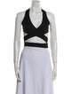 Alaïa 2024 V-Neck Crop Top