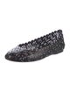 Alaïa Leather Lasercut Accents Ballet Flats