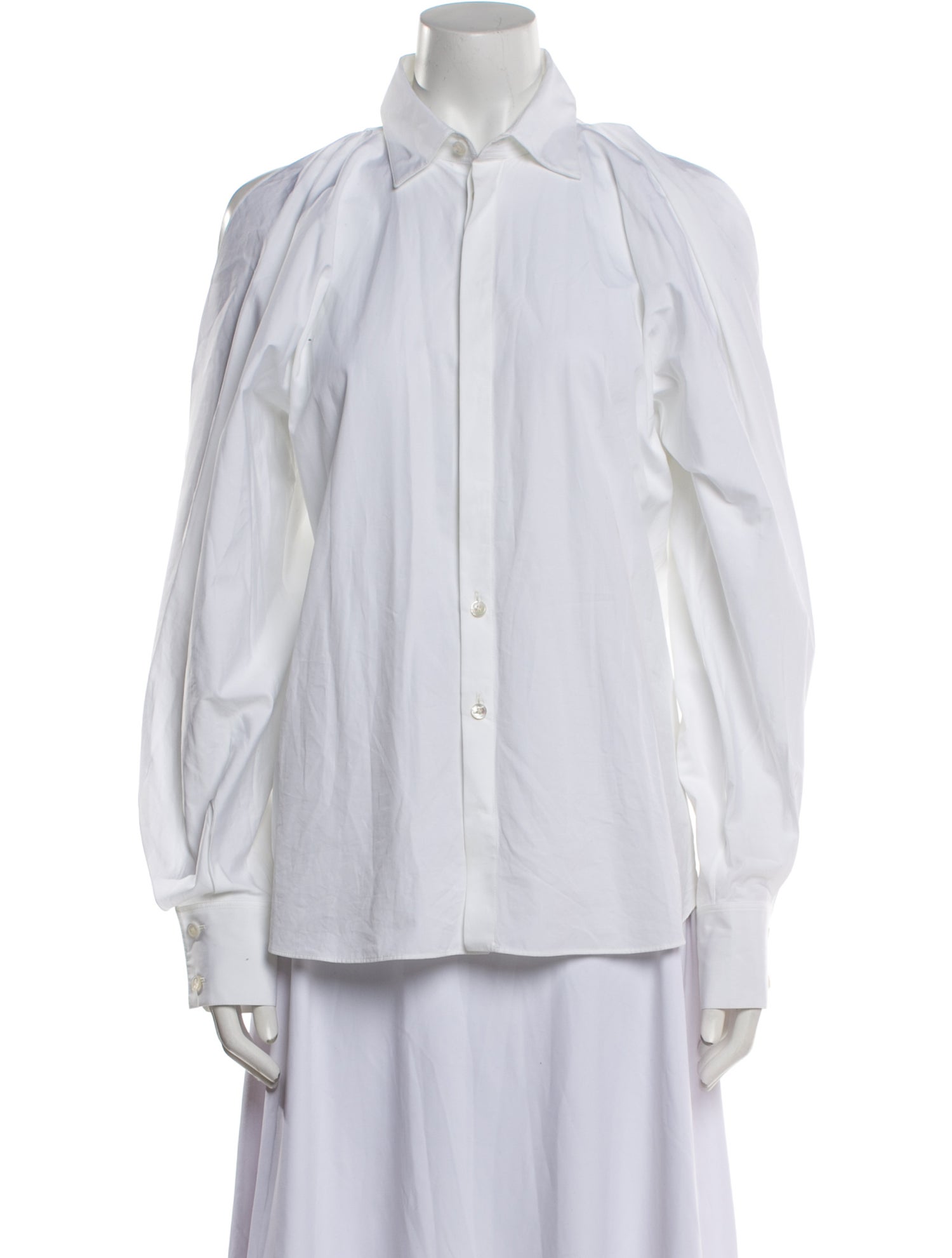 Alaïa 2024 Long Sleeve Button-Up Top