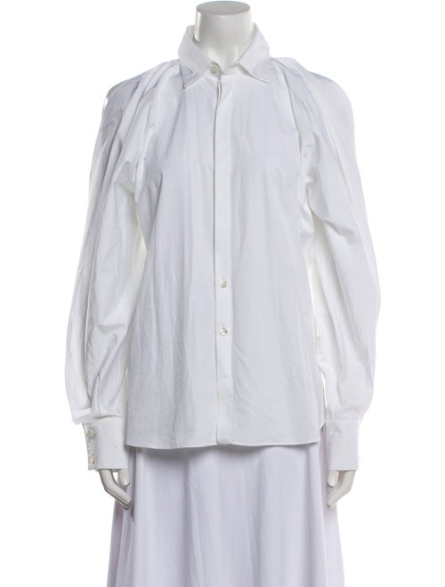 Alaïa 2024 Long Sleeve Button-Up Top