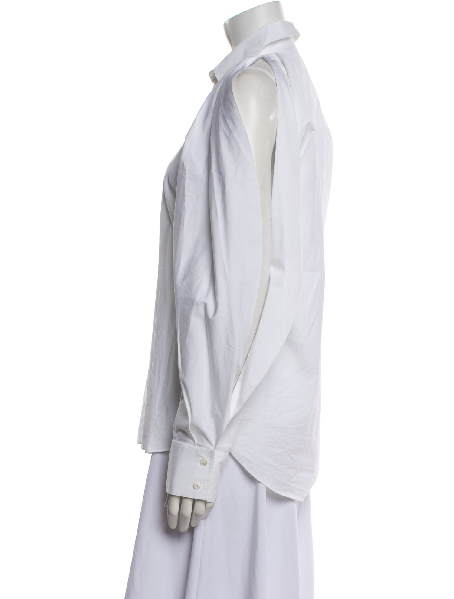 Alaïa 2024 Long Sleeve Button-Up Top